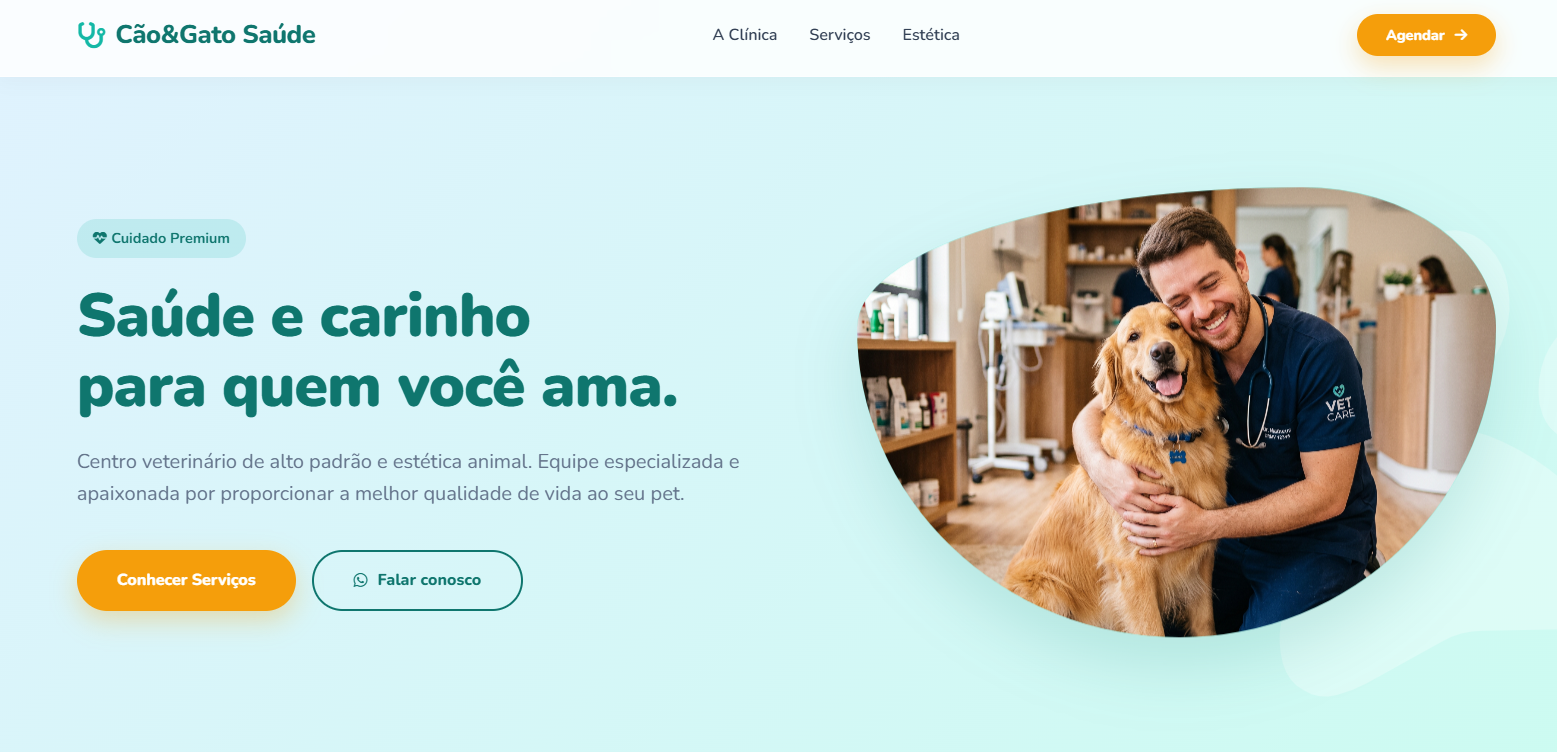 Projeto Clínica Vet & Petshop